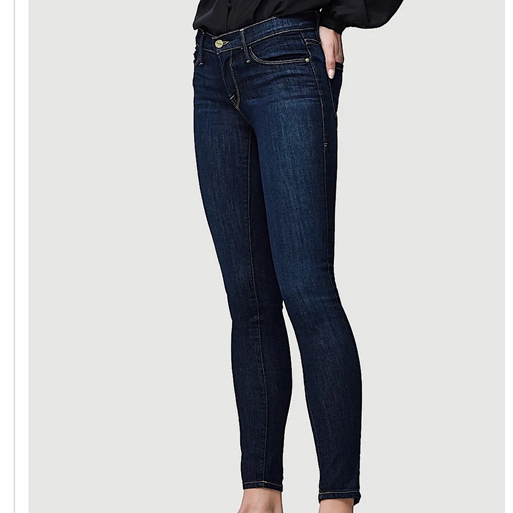 FRAME Le Skinny de Jeanne in Queen's Way Wash SZ 27